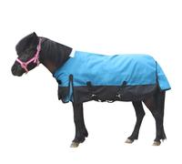 Gallopoff 1200D Pony/Shetty Horse Blanket without Filling (0 g), Lightweight, Waterproof, Breathable and Tear-Resistant Rain Cover for Foals, Mini Horses, Dwarf Horses, Small Horses and Mini Ponies