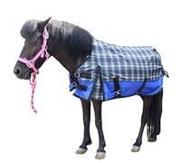 Gallopoff 600D Mini Horse/Pony Blanket, 0g No-Fill Waterproof Turnout Sheet | Ripstop Outer, Waterproof Breathable Shell, Smooth Lining, 0g Fill, Keep Dry in Rain/Mud, Fits Foal/Weanling/Yearling/Donkey