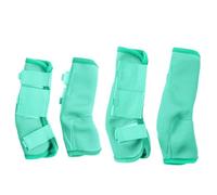 Gallopoff Fly Boots for Horses Set of 4, Non-Slip Horse Fly Boots, Comfy Airflow Mesh, No More Stomping & Horsefly Nuisance Green Cob