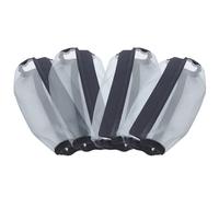 Gallopoff Protective Bubble Fly Boots for Horses Set of 4, Well-Ventilated Airflow Mesh Non-Fitted Horse Fly Boots, Super Lightweight, Stay-on, Reduce Stomping, Universal Size Grey