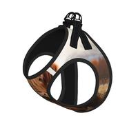 Galloway Cow Print Dog Harness Adjustable Walk Puppy Harnesses Leash Clips Pet Harnesses Training Pet Vest