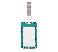 Galloway Cow Printed Card Badge Holder with Neck Strap, Vertical Cards Holder Anti-Scratch and Easy-Scan, for Office, School