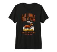 Galloway Forest Park Deer Wildlife Premium T-Shirt