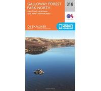 Galloway Forest Park North Map | Glen Trool, Loch Doon & St John’s Town of Dalry | Ordnance Survey | OS Explorer Map 318 | Scotland | Walks | Hiking | Maps | Adventure