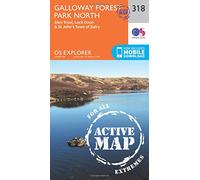 Galloway Forest Park North Map | Weatherproof | Glen Trool, Loch Doon & St John’s Town of Dalry | Ordnance Survey | OS Explorer Active Map 318 | Scotland | Walks | Hiking | Maps | Adventure