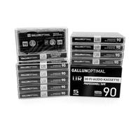 GALLUNOPTIMAL UR90 audio cassettes 90 min. Empty cassettes, pack of 5