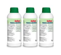 Gallup Home & Garden Weed Killer 1L - Glyphosate Commercial Industrial Strength Concentrated Herbicide Weed Killer for Effective Annual & Perennial Grass & Broad Leaved Weeds 3 pack