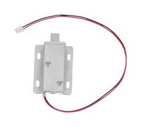 GALPADA 1.3a Dc Lock with Open Frame Design and Mounting Plate for Secure Cabinet and Door Access Control Systems
