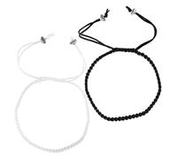 GALPADA 1 Pair Bracelets Couples Matching Braided Couples Wrist Bracelet Craftsmanship Thread Rope Lightweight Comfortable Girlfriend Wife Dates Daily Wear 11.40x0.20x0.20in