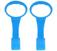 GALPADA 1 Pair Crib Pull Rings Portable Lightweight Stand up Rings with Delicate Design Vivid Blue Pp Material for Traveling Walking Exercise