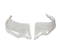 GALPADA 1 Pair Motorcycle Handlebar Windshield Handguards Protects Hands and Handlebar Lightweight Acrylic and Stainless Steel with Installation Accessories for Off-road Biking