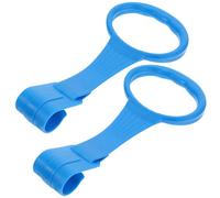 GALPADA 1 Pair Pull up Rings for Walking Exercise with Smooth Rounded Edges, Made of Sturdy Pp Material, Simple to Use Playpen Accessories for Traveling Babies