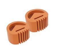 GALPADA 1 Pair Rubber Golf Cart Engine Snubber Bushing with Shock Absorption and Maximum Impact Protection for Club Car Motor Mounts in Orange
