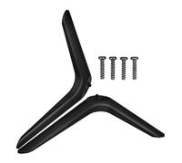 GALPADA 1 Pair Tv Feet Stand Double Hole Plastic Universal Tabletop Tv Stand Legs with Easy Installation and Spacesaving Design for Home and Office