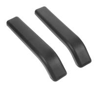 GALPADA 1 Pair Wheelchair Arm Rest Chair Arm Rests Replacement Parts Plastic Easy to Install Practical Black Color Hole Spacing 5.51in Stylish Sturdy for Home Use