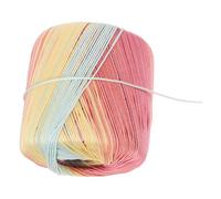 GALPADA 1 Roll Dishcloth Cotton Yarn 13 Gradient Cotton Yarn for DIY Craft and Hand Knitting, Free to Cut Length Colorful for Sweaters, Hats, Scarves and Gloves