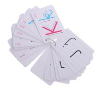 GALPADA 1 set Alphabet Flash Cards English Letter Cognition Cards with Font Phonetic Symbols for Parent Interaction and Early Education