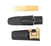 GALPADA 1 Set Alto Saxophone Mouthpiece Replacement Kit Durable Tooth Pad Clip Lid for Students and Beginners Complete Saxophone Supply for Improved Tone Accuracy and Convenience