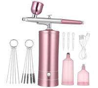 GALPADA 1 Set Cordless Airbrush Kit with Compressor Electric Nail Airbrush Machine for Makeup Model Painting and Crafts Stylish Wireless Design Complete Accessories Included