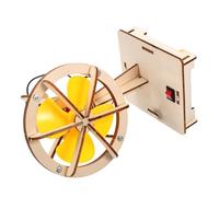 GALPADA 1 Set DIY Science Project Kit Building for Educational Electricity Kit with Fan Model Fun Stem Craft for Young Engineers