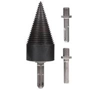 GALPADA 1 Set Firewood Splitter Drill Bit with Handles Drill Bit for Easy Wood Splitting Suitable for Walnut and Sycamore Durable Wear Resistant Design for Outdoor and Farm Use