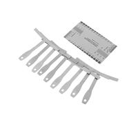 GALPADA 1 Set Guitar String Gauge Ruler Set Action Ruler for Accurate Guitar Setup Measure Neck Flatness String Distance Durable Construction for Optimal Performance