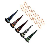 GALPADA 1 Set Halloween Inflatable Witch Hat Ring Toss Game for Hats Rings Fun Outdoor for Parties Scavenger Hunts Group Activities