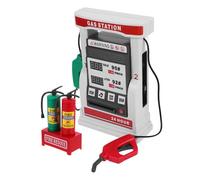 GALPADA 1 Set Interactive Gas Station Model for Voice Swiping Card Smart Counting Function Realistic Design for Home Learning Fun