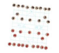 GALPADA 1 Set Miniature Chinese Chess Set Portable Realistic Xiangqi Dollhouse Decoration Flexible Placement for Various Rooms Intricate Details Lifelike Design Enhances Creativity