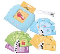 GALPADA 1 Set Talking Flash Cards Educational for Bilingual Learning Machine with Illustrations Cognitive Development for Preschoolers and Early Learners