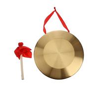 GALPADA 1 Set Traditional Chinese Hand Gong Gong with Hammer Percussion Instrument for Business Openings Games Creativity Development