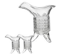 GALPADA 1 Set Vintage Style Glass Cup Chinese Design Wine Decanter Shot Glasses for Alcohol Lovers Antique Style Glassware for Parties and Home Decor