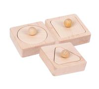 GALPADA 1 Set Wooden Shape Matching Educational Sorting Blocks Develop Cognitive Skills Logical Thinking Safe Geometric Shapes for Boys