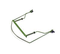 GALPADA 10 Holes Green Harmonica Holder Neck Stand Metal Frame Harp Rack Accessory for Blues Harmonica Players