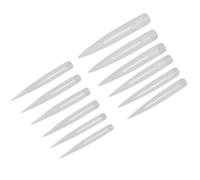 GALPADA 10 Packs Natural Color False Nail Tips Pointed Nail Art Salon Extensions for Professional and Home Use with Easy Shaping and Painting