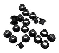 GALPADA 10 Pairs Foosball Table Parts Table Football Bearing Threaded Structure High-Grade Plastic Lightweight Easy to Use Simple and Elegant Design for Game Room