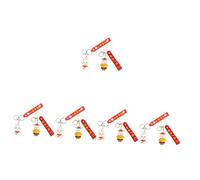 GALPADA 10 Pcs Rabbit Key Chain Keychain for Backpacks Bunny Keychain Year of The Rabbit Keychain Rabbit Keyring Decorative Bag Pendant Bag Charms Car Decoration Chinese Luck PVC Soft Glue