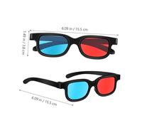 GALPADA 10 Pcs Viewing Glasses with Red-blue Lenses for Home Theater Cinema Computer Monitors Tvs Compatible with Movies Games Pictures Ultra-light Comfortable Design