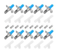 GALPADA 10 Sets Metal Rabbit Water Drinkers Splash-proof Bunny Drinker Watering System for Small Animals and Chinchillas Easy to Install Assorted Colour Feeding Supplies