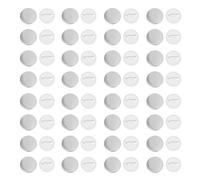 GALPADA 100 Sets White Button Blank Badges with High Transparency Film and Good Gloss for DIY Crafts and Handmade Badge Making, Suitable for Birthday and Advertising