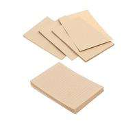 GALPADA 100 Sheets Vintage Kraft Writing Paper Retro Letter Papers with Lined and Blank for Note Taking Message Writing and Artistic Expression