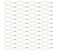 GALPADA 1000pcs Loop Fastener Tag String with Snap Lock Clothing String Plastic Material Heavy-Duty Durability Fast to Attach Suitable for Garment Brand and Exhibition Halls