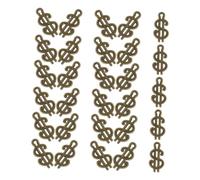 GALPADA 100pcs Alloy Jewelry Accessories Sign Charms for Diy Craft Money Charms As Keychain Decor Small Alloy Hanging Ornaments for Bag Making
