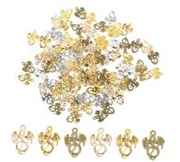 GALPADA 100pcs Antique Alloy Dragon Pendants Vintage Chinese Dragon Charms for Jewelry Making DIY Crafting Gift Necklaces with Mixed Bronze Silver Gold Colors