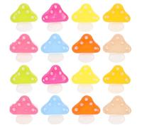 GALPADA 100pcs Assorted Colour Cartoon Mushroom Buttons for Sewing and DIY Handmade Crafts, Plastic Material with Comfortable Hand Feeling and Fine Workmanship, for Clothing Random Color