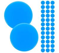 GALPADA 100Pcs Blue Solid Plastic Bingo Chips Counting Markers Double-Sided Small Round Tokens for Bingo Game Accessories and Party Supplies