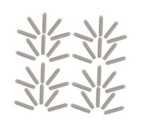 GALPADA 100pcs Dishwasher Dust Cap Plastic Coating for Rack End Caps Flexible Prong Covers Dishwasher Repair Accessories