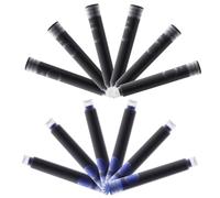 GALPADA 100pcs Fountain Pen Ink Refills 3.4mm Aperture Easy to Carry Easy to Use Simple Design Assorted Colour for Writing Letters and Offices