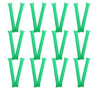 GALPADA 100pcs Green Inflatable Cheer Leading Sticks - Team Spirit Thunder Sticks for School Sports Events, Fan Support Noise Makers, Crowd Interaction Party Accessories