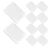 GALPADA 100Pcs Memory Card Storage Box Case, Plastic Holder 36X36X3.5Mm, Compact Organizer for Secure Data Protection and Travel Use